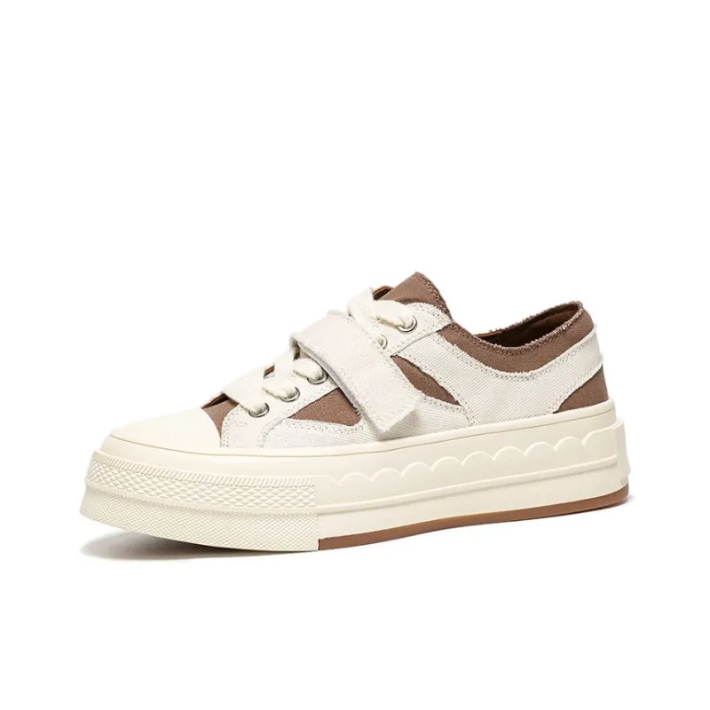 Beau Today Slip-Resistant Cushioning Abrasion-Resistant Low-Top Skateboard Shoes Women's-7