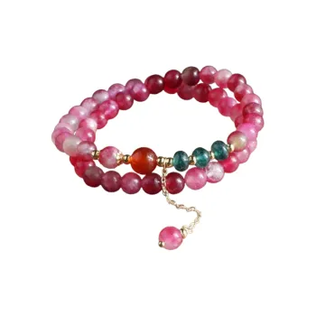 PIARA Artificial Turquoise Tourmaline Bracelets Women's