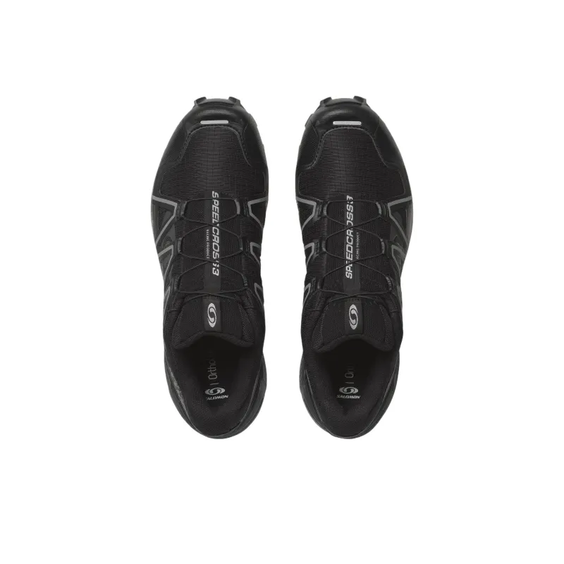 SALOMON Speedcross 3 Anti Slip Wear Resistant Low Top Running Shoes Unisex Black-2