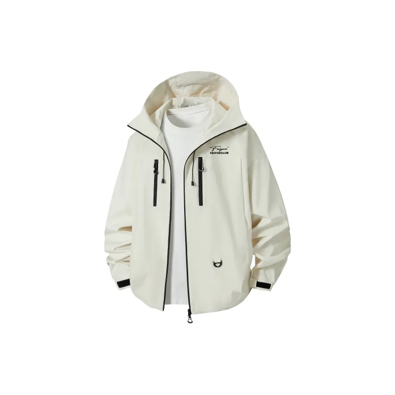 Feiyue Water-Resistant Windproof Warm Water-Repellent Windbreaker Jacket Unisex-34