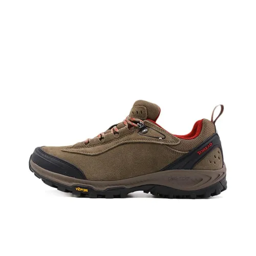 TOREAD Cushioning Abrasion Resistant Breathable Low Top Hiking Shoes Women's Brown