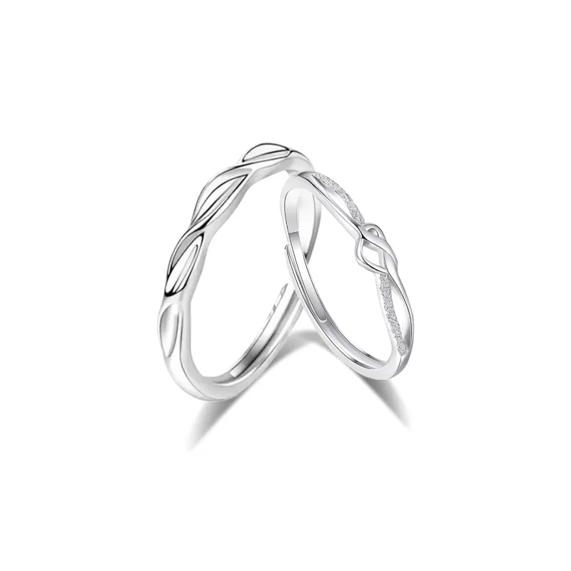 Love Jewelry S999 Fine Silver Rings Unisex-0
