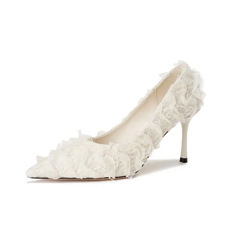 KATHRYN WILSON Slim Heel High Heels 8.5cm Women's-7