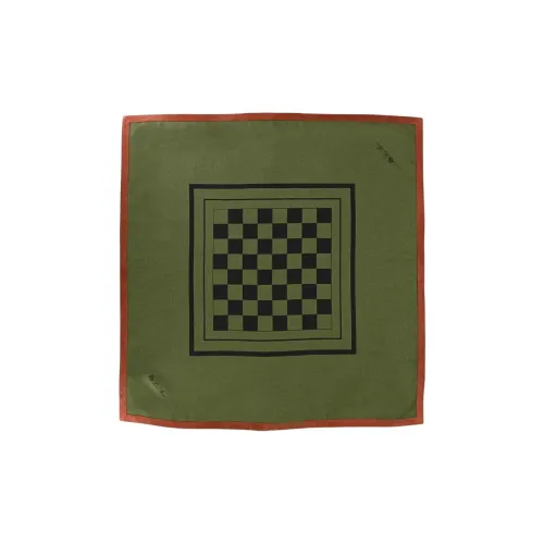 Loro Piana Checkers Set print Scarf