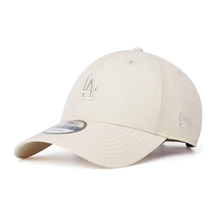 New Era Cotton Polyamide Linen Elastane Polyester Baseball Caps Unisex Light Yellow-0