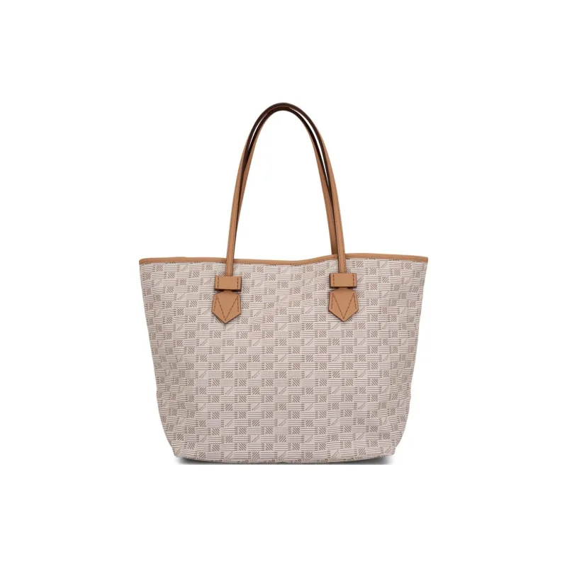 MOREAU Canvas Tote Bag Shopping Bag Portable Canvas Bag Shoulder Bag Women's Neutral Color-0