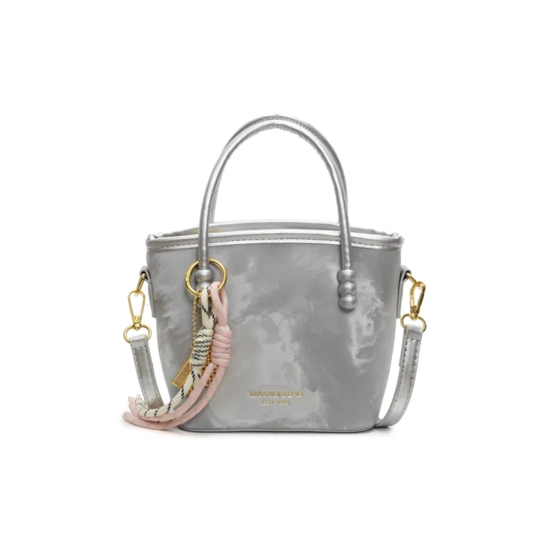 HCXK PU Shoulder Bag Crossbody Bag Casual Korean Style Bucket Bag Handbag Regular Women's Multicolor-10