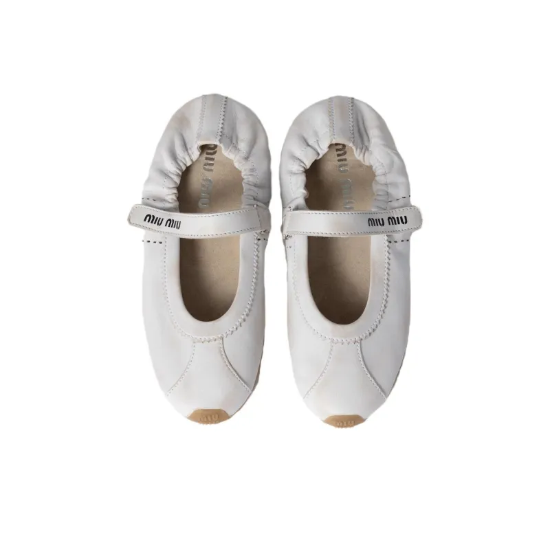 MIU MIU Casual Single Shoes Women's White-3