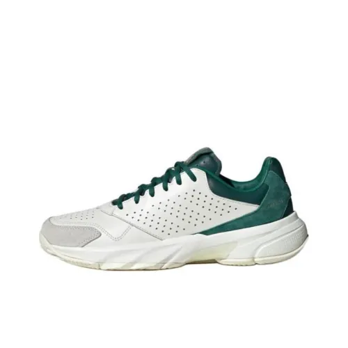 Adidas CourtJam Control 3 Anti Slip Wear Resistant Low Top Training Shoes Unisex White Green