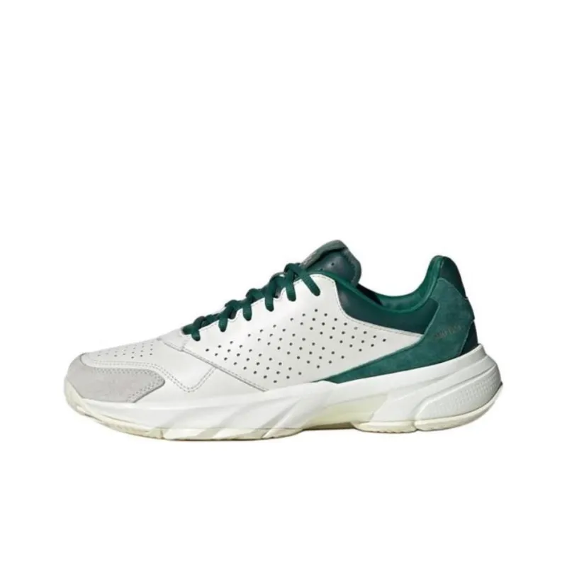 Adidas Courtjam Control 3 Premium Core White Collegiate Green-0