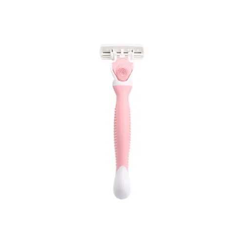 JINGLINGLONG 1 Blade Holder With 6 Blade Heads, Manual Shaving Razor, Birthday Axillary Hair Trimmer Make up Tools