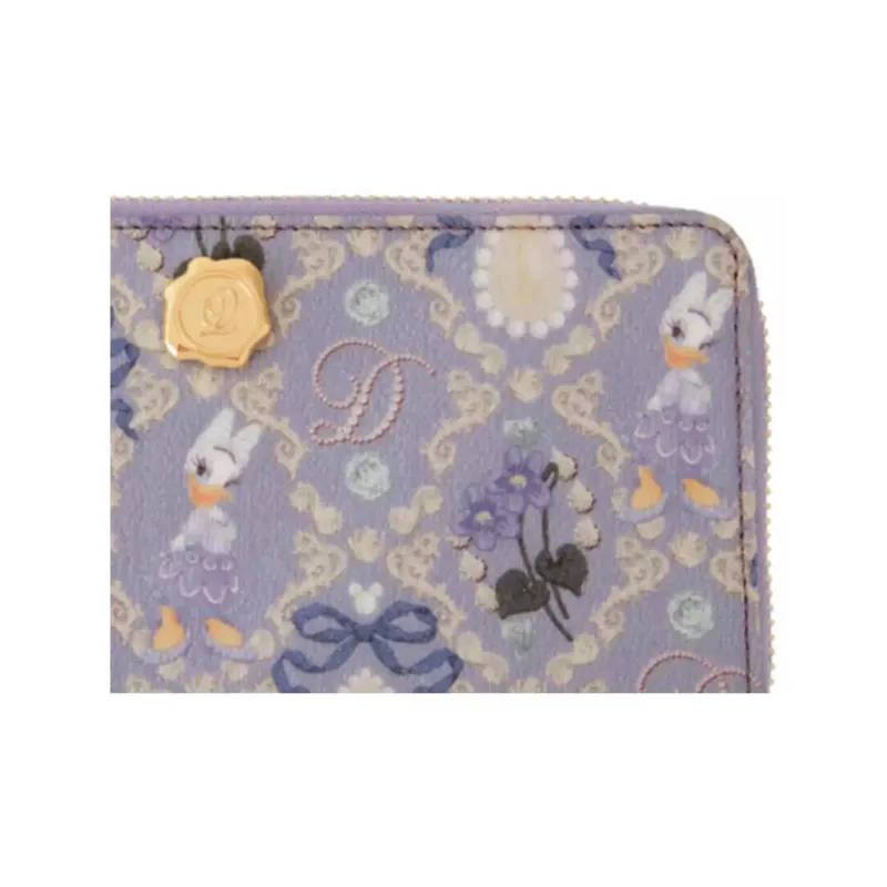 Disney Cotton And PVC Blend Wallet Women's Purple-3