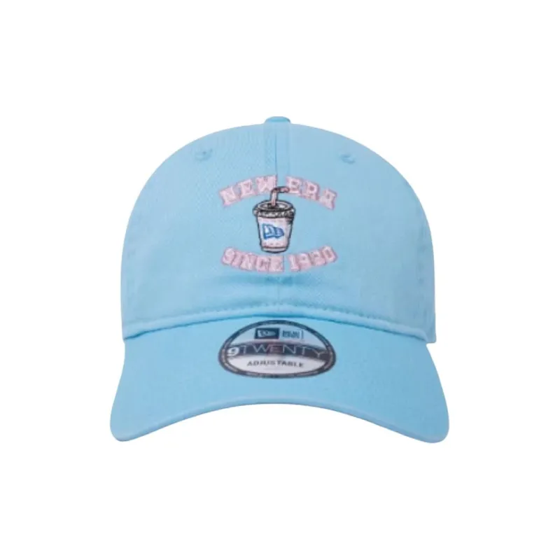 New Era Cotton Baseball Caps Unisex Sky Blue-1