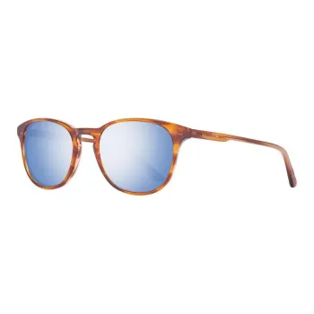 HELLY HANSEN Plastic Round Sunglasses Unisex Brown