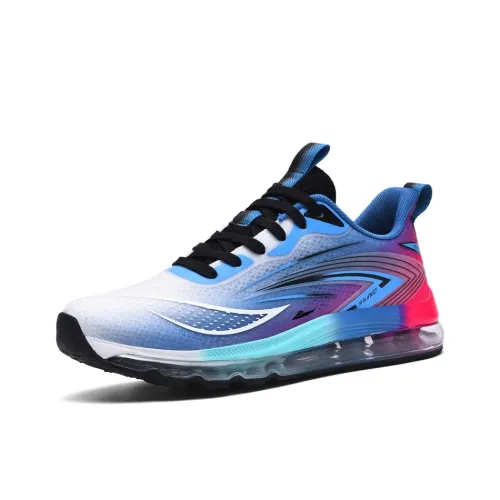 Kuding Cushioned Anti Slip Wear Resistant Breathable Lightweight Low Top Air Cushion Running Shoes Men's