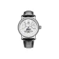 Sunburst White Dial Silver Case