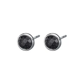 DAN DREAM S999 Fine Silver Stud Earrings Unisex