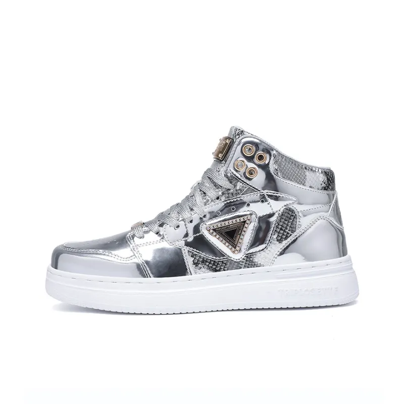 AMICNIEGD Breathable Anti Slip And Wear Resistant High Top Skateboard Shoes Unisex-3
