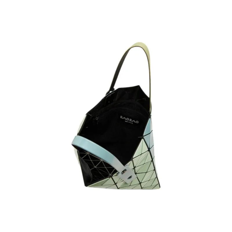 ISSEY MIYAKE Polyvinyl Chloride Handbag Women's Turquoise-4