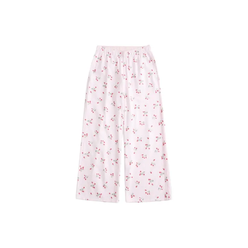 Hollister Pajama Pants Women's Light Pink-0