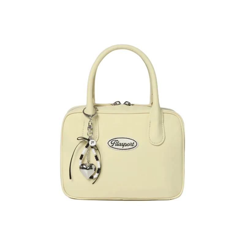 FILA Polyester Tote Bag Shopping Bag Handbag Women's Yellow-0