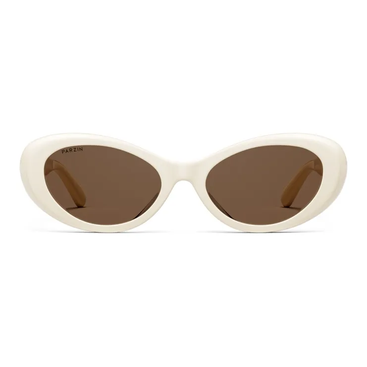 PARZIN Plate Frame Cat Eye Sunglasses Women's-12