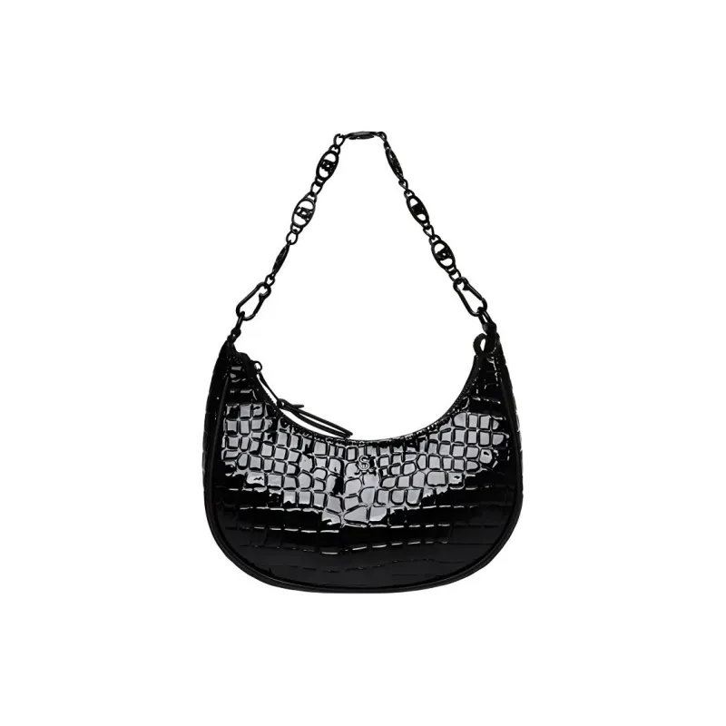 STEVE MADDEN PU Leather Portable Crossbody Bag Shoulder Bag Medium Size Women's Black-0