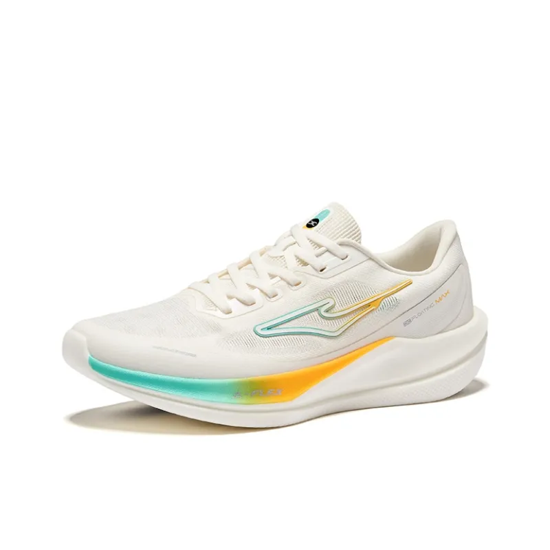 Erke Rebound Lightweight Breathable Low-Top Training Running Shoes Men's Microcrystalline White Jade Azurite-2