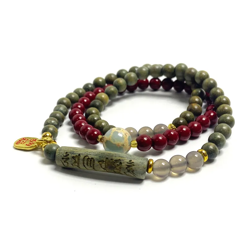 ERXI Green Sandalwood Bracelets Unisex-2