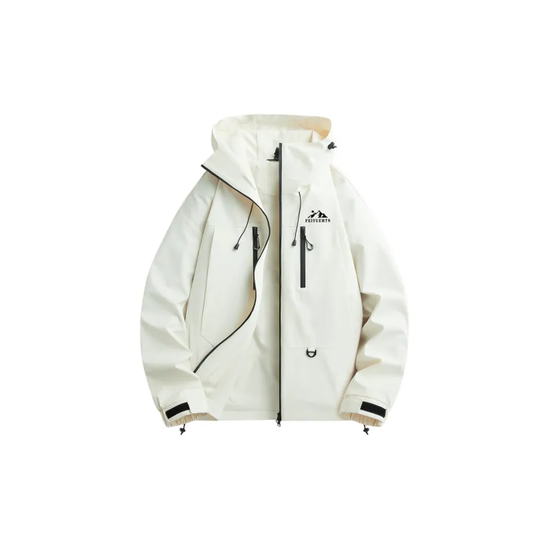 Feiyue Water-Resistant Windproof Warm Water-Repellent Windbreaker Jacket Unisex-34