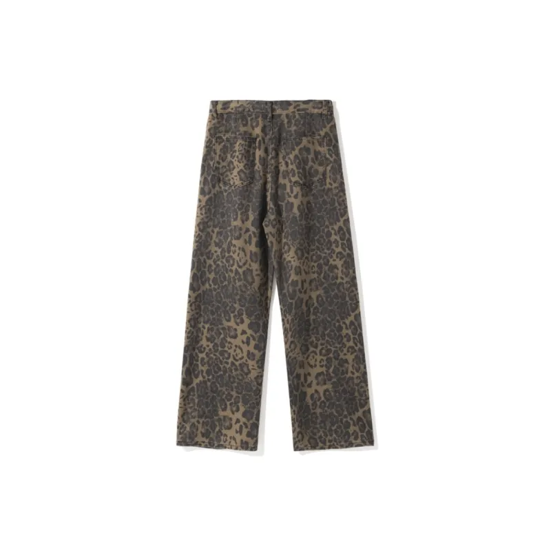 Extreme Turbo Jeans Unisex Leopard Print-1