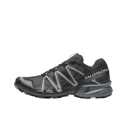SALOMON Speedcross 3 Anti Slip Wear Resistant Low Top Running Shoes Unisex Black