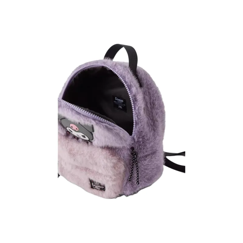 ZARA Sanrio, Collaboration Kulomi Polyester Backpack Mini Kids' Purple-5
