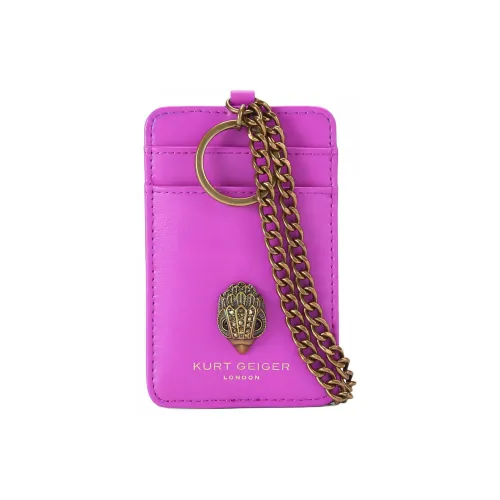 Kurt Geiger London Leather Card Holder Women's Purple