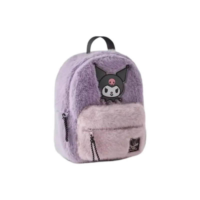 ZARA Sanrio, Collaboration Kulomi Polyester Backpack Mini Kids' Purple-2