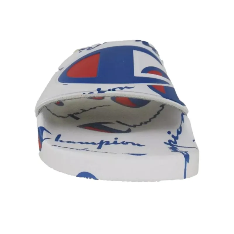 Champion Ipo Warped Slide 'Repeat Print White'-2