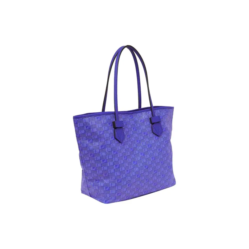 MOREAU Textile Fiber Tote Bag Shopping Bag Shoulder Bags Women's Blue-1