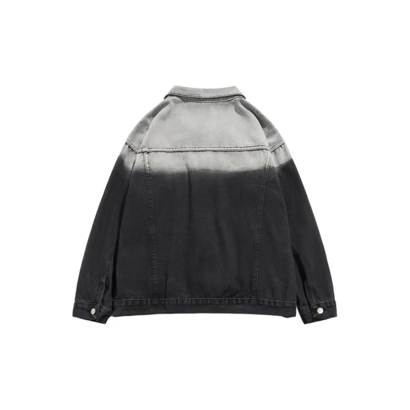 TESTUNG Denim Jacket Unisex Black-1
