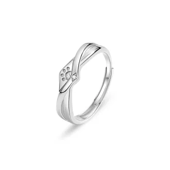 CLARKIA FLOWER Sterling Silver Rings Unisex