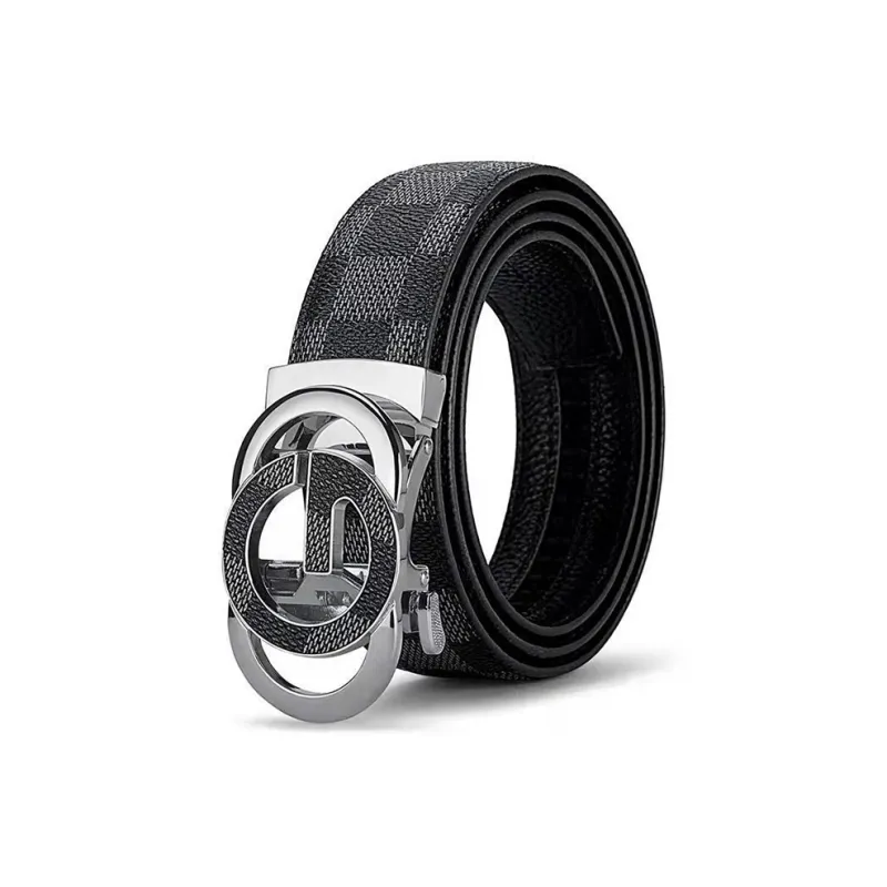 YUZHAOLIN Cow Split Leather Leather Belts Men's Width 3.5CM-3