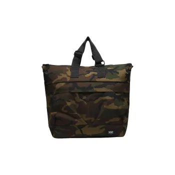Vans Cotton Handbag Backpack Unisex PARTICULARLY Dark Color Camouflage Brown