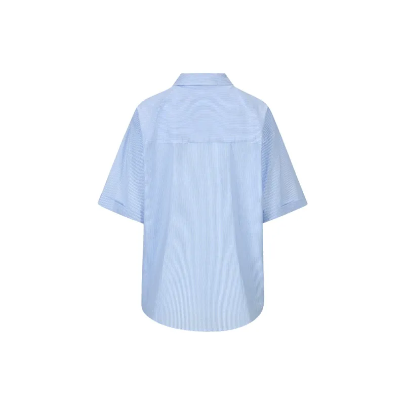 NAVIGARE Shirt Women's Dark Sapphire Blue/White-1
