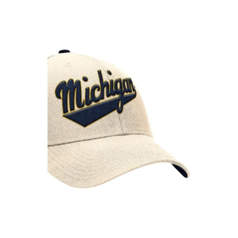 Jordan Michigan Wolverines Primetime Rise Men's Jordan Brand College Adjustable Hat-2