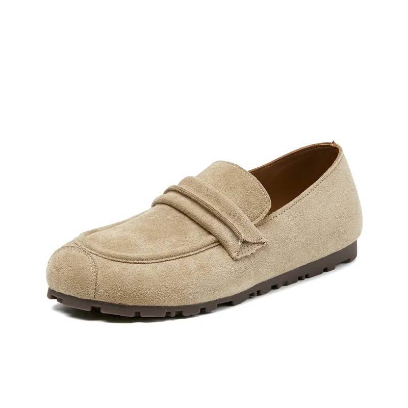 La Chapelle Loafers Women's Yellow/Apricot/Khaki-7