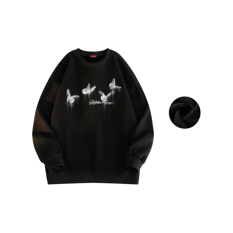 ALI THE FOX Sweatshirt Unisex Black-15