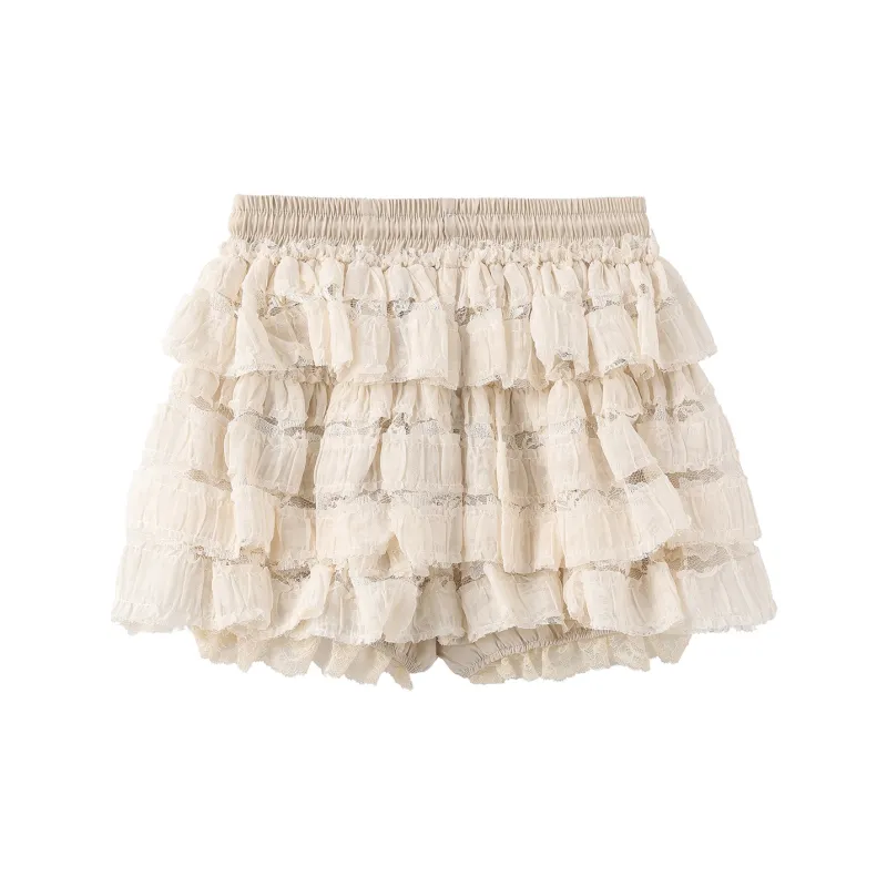 CUBIC Casual Short Skirts Women's Apricot-1