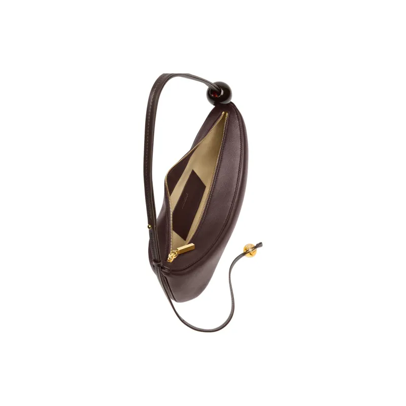 Jacquemus Sheepskin Handbag, Shoulder Bag Tubas Women's Brown-3