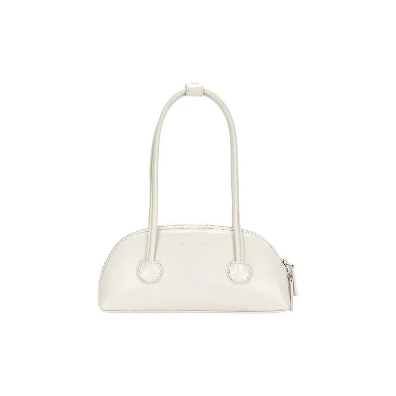 MARGESHERWOOD Logo stamp Leather Shoulder Bag-0