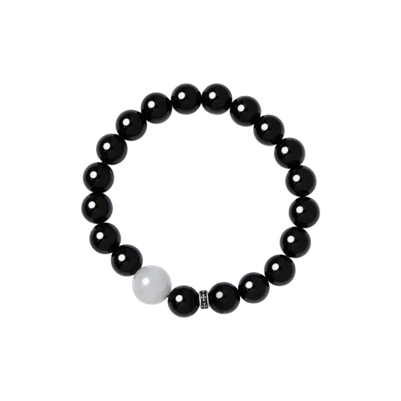 ALIEN BANG Obsidian Bracelets Men's-0