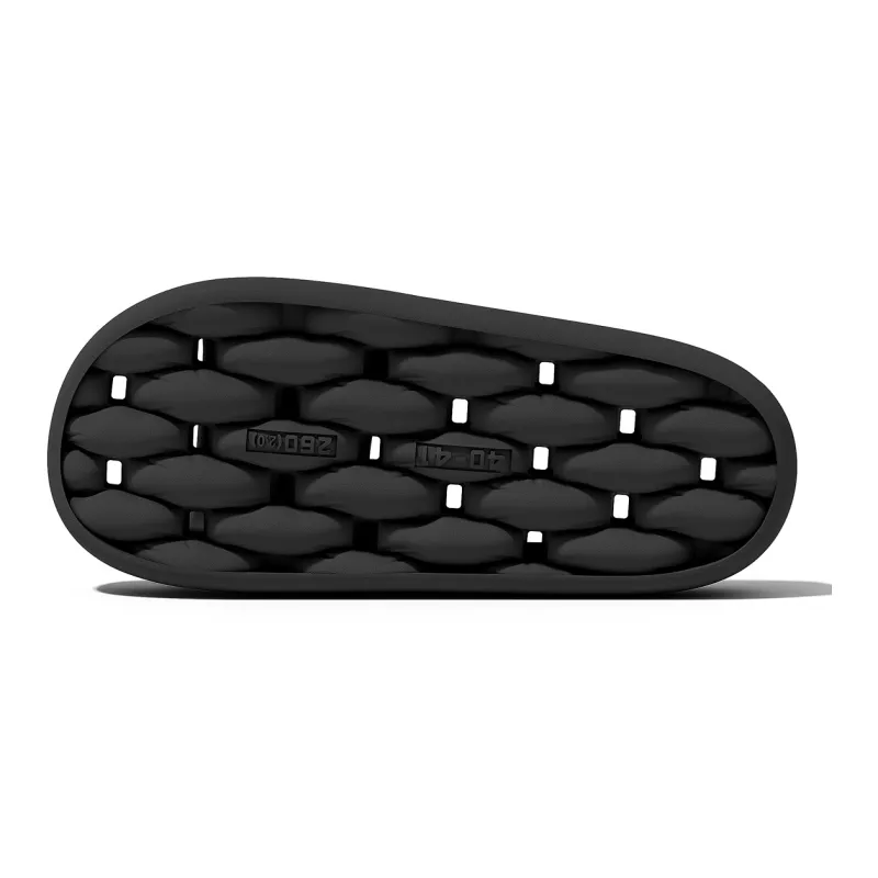 Soft Solid Color Cut Out Quick Dry Bathroom Slippers, Summer Home Quiet Geometric Couple Slippers, Plus Size, Unisex-11